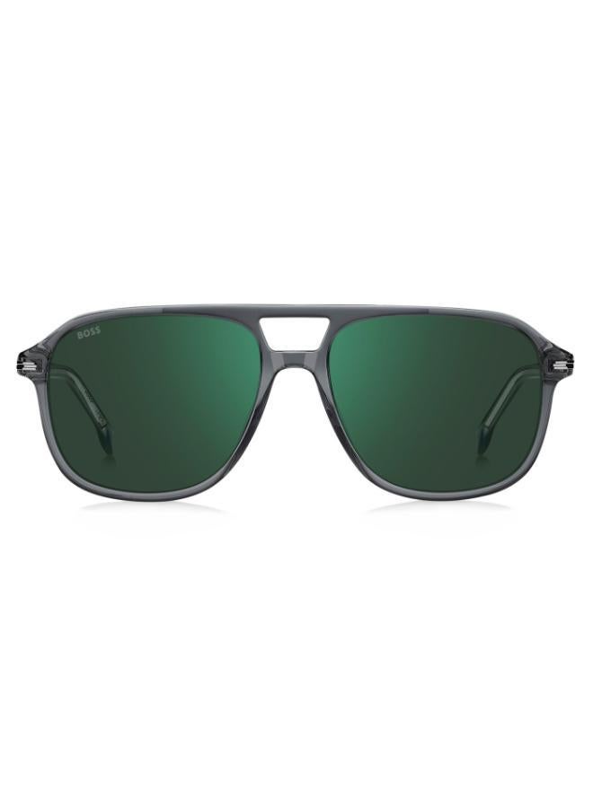 هوجو بوس نظارات شمسية مربعة بجسر مزدوج - Image 3