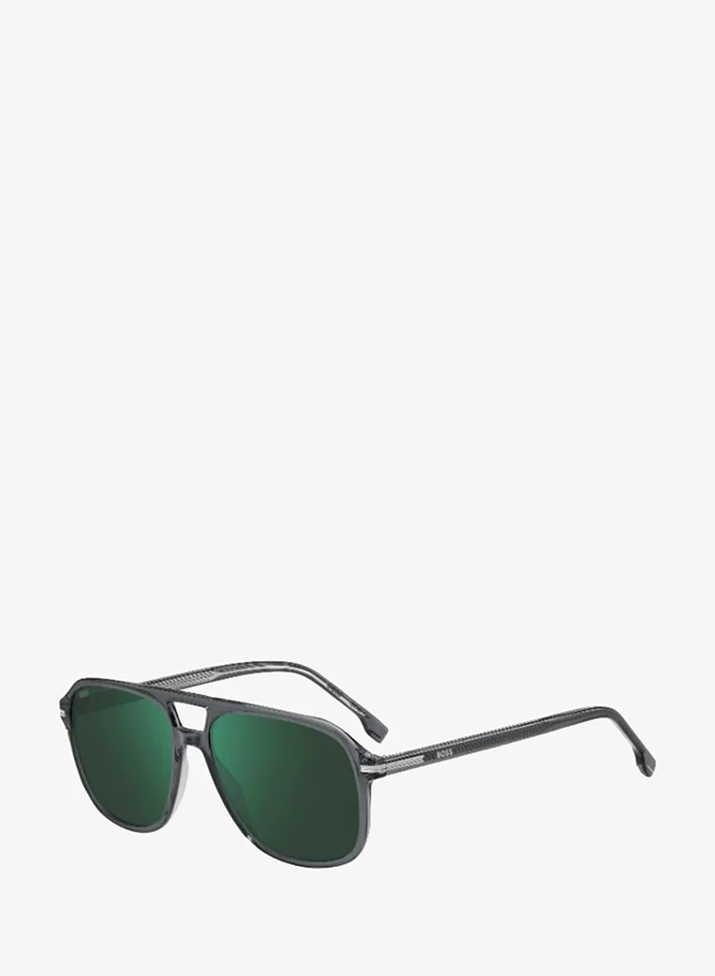 HUGO BOSS Square Double Bridge Sunglasses Frames