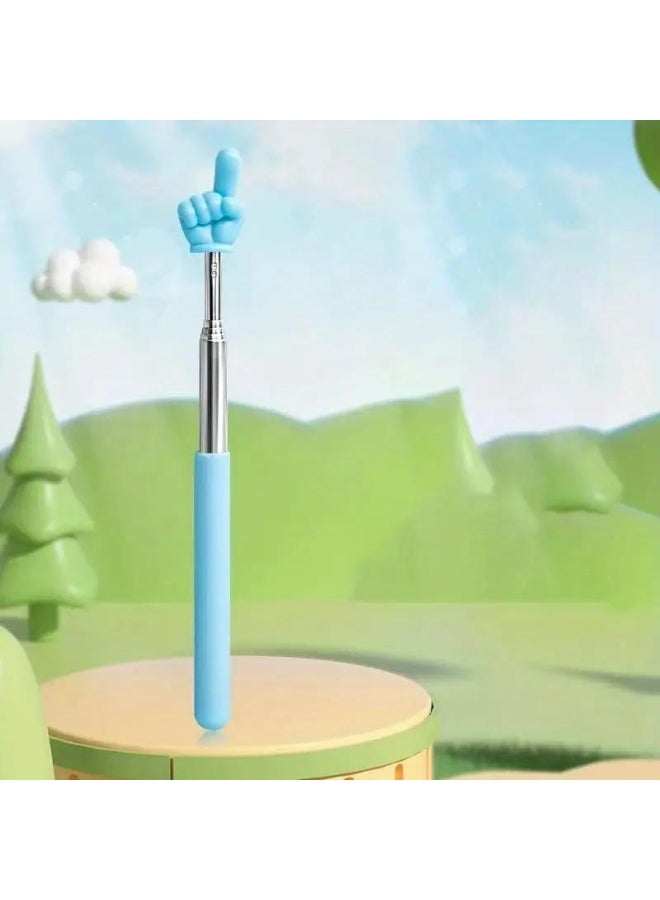 Generic Telescopic Reading Finger Stick Whip Command Stick Click To Read Teaching Aids Teachers Classroom Tool Pointer Finger Stick 