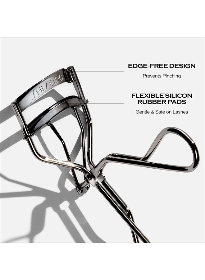 Shiseido Eyelash Curler - Crimps & Curls Lashes for Perfect, Eye-Framing Fringe - Gentle & Safe - Includes Replacement Pad - Image 2