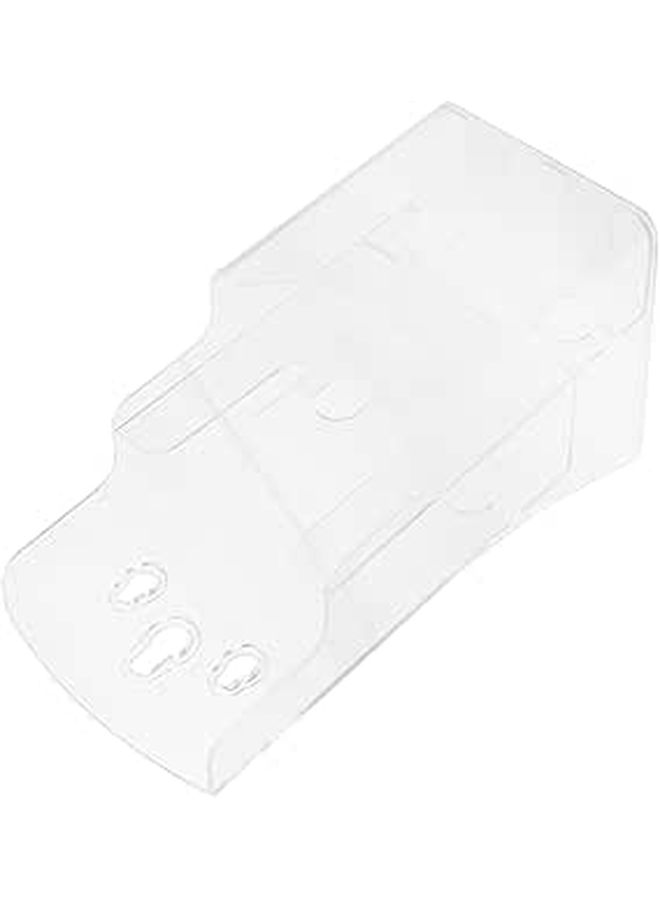 DOITOOL Transparent Business Card Holder Stand Name Card Display Organizer For Desktop Two Storage Office Home Black - Image 1
