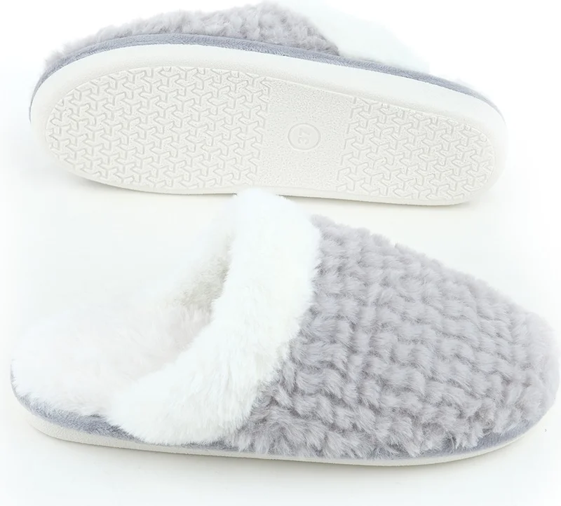 Gezer Winter Women's Home Garden Slippers with Plush Inside