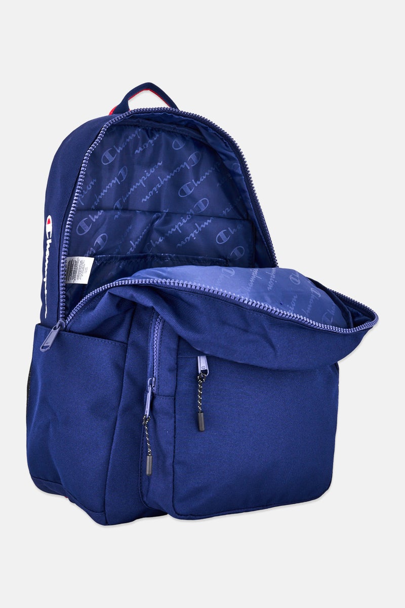 Champion Men Brand Logo Backpack, Navy - Image 3