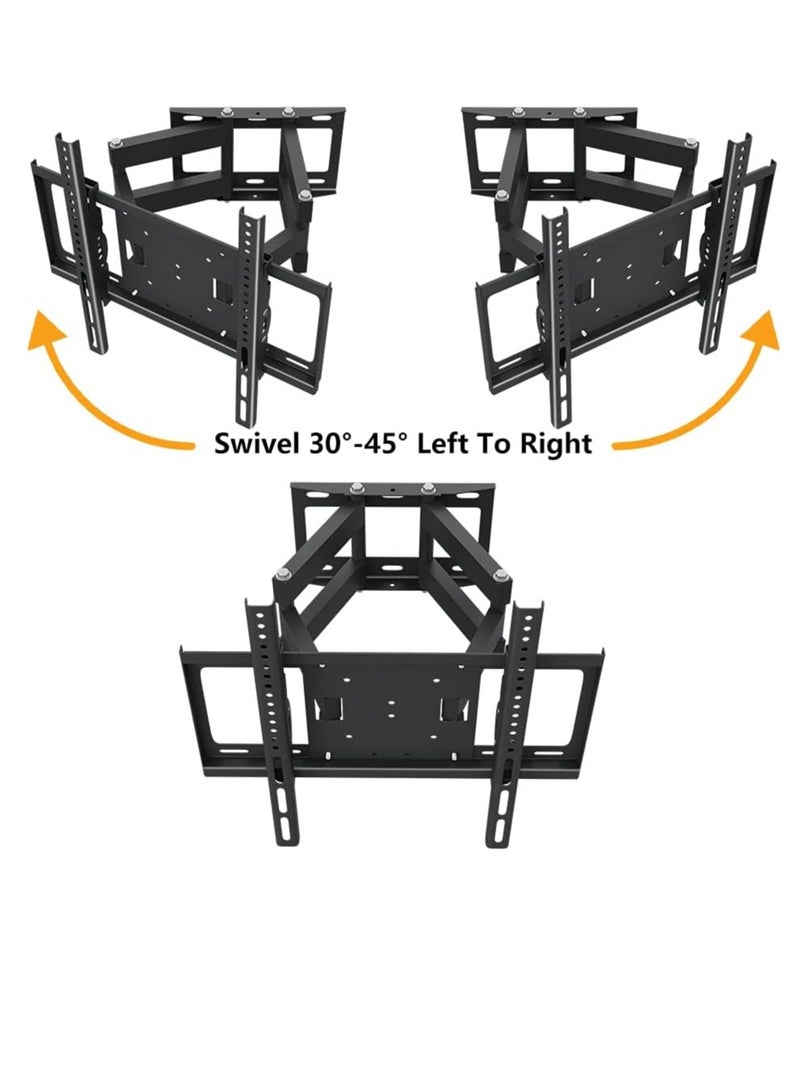 TV Stand/Television Stands for 26-75 Inch TV. Wall Mount TV Stand with Rugged Double Arm Bracket, Standard Load-bearing 26"-55", Maximum size 75 inch, Universal TV Stand Holds Up to 40kg. - Image 4