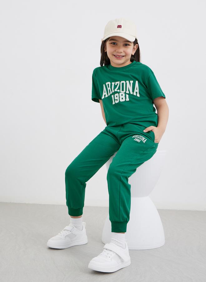Styli Arizona Print T-Shirt and Joggers Set - Image 1