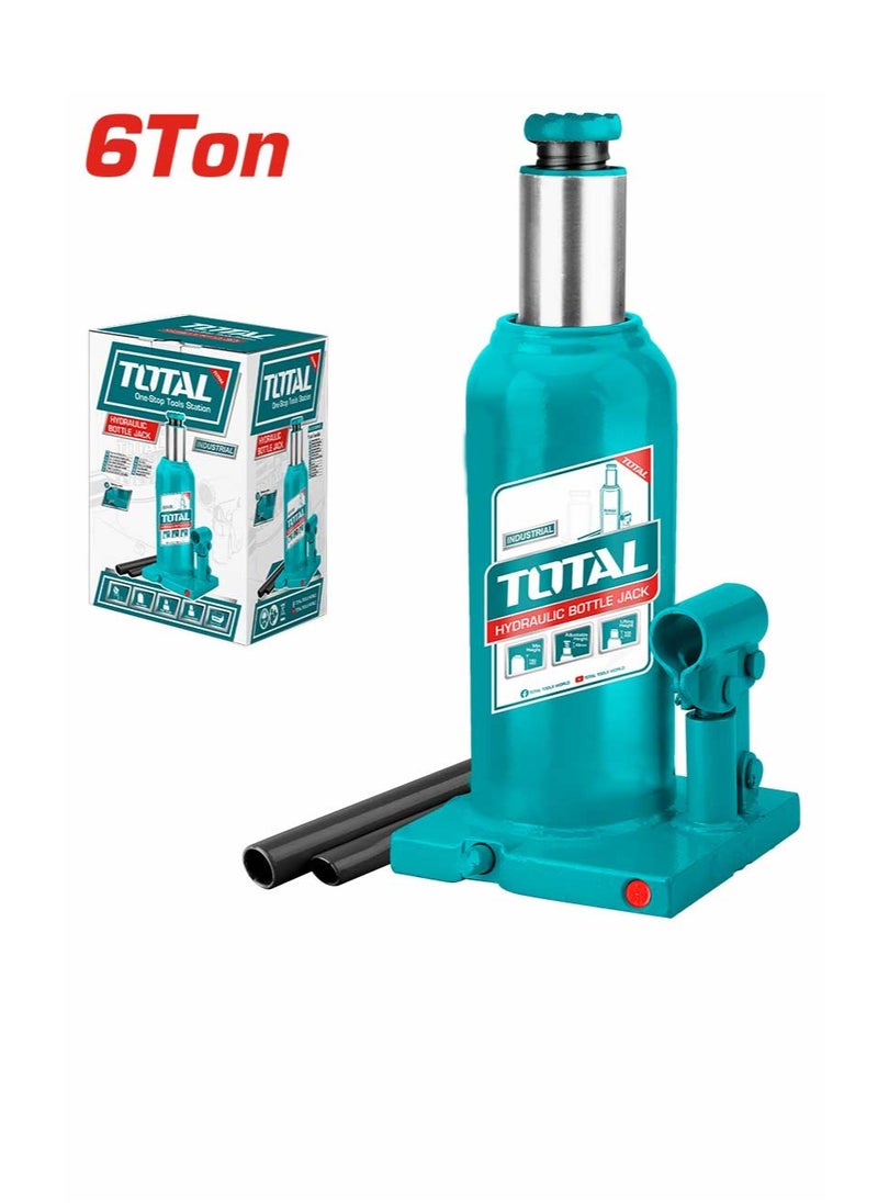TOTAL - TOTAL Hydraulic Bottle Jack 6 Ton THT109062 - Image 1