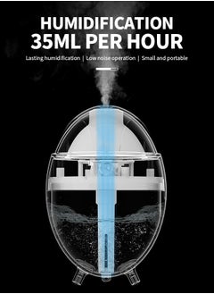 Generic Quiet Air Humidifier 350ml,Personal Small Cool Mist Diffuser,Nano Atomization Bedroom Mist Maker,Switch Between Two Modes At Will，For Bedroom, Office  - Image 5