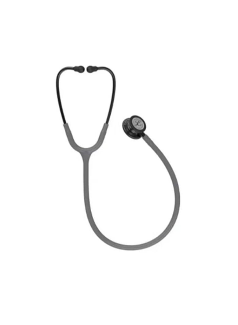 3M Littmann Classic III Monitoring Stethoscope Chestpiece Gray Tube Violet Gray Stem and Headset 27 inch 5873 ﻿
