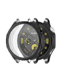Generic Case Compatible with Huawei Watch GT4 46MM Case All-Around Screen Protector Watch Soft TPU Shockproof Cover Slim Guard Thin Bumper Shell Protector (Black)  - Image 1