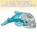 ArtCreativity Flip Sequin Dolphin Plush Toy 1PC Soft Stuffed Dolphin with Color Changing Sequins Cute Home and Nursery Animal Decorations Calming Fidget Toy for Girls Boys 18 Inches - Image 4
