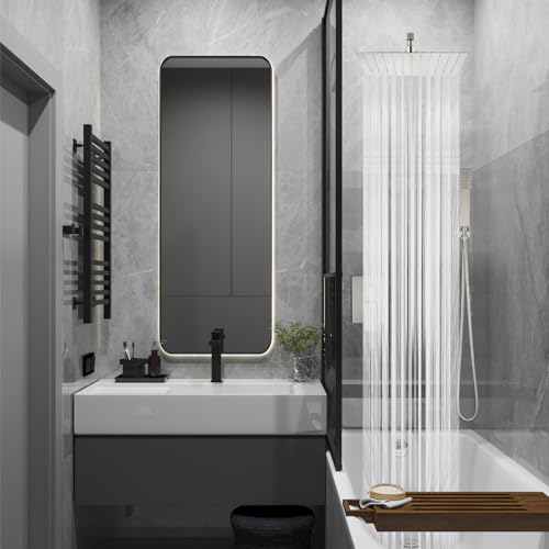 Midanya Shower Faucet Set,Wall Mount Shower System with Square Rain Shower Head and Hand Sprayer, Rough-in Valve Body and Trim Kit Included,12 Inch,Brushed Nickel - Image 2