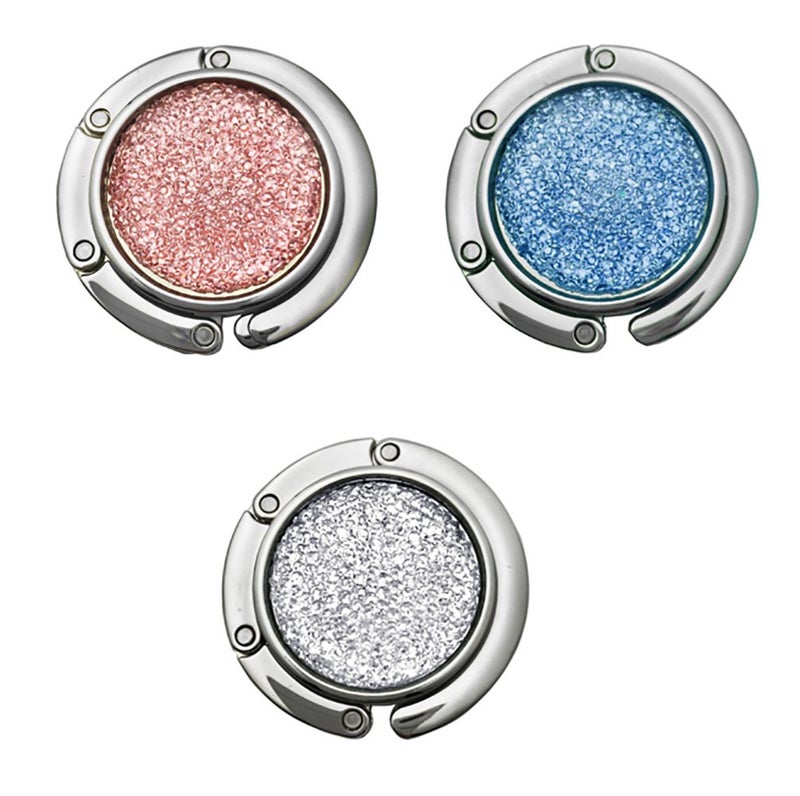 Milaloko Purse Hook Foldable Folding Handbag Table HangerBag Hanger CollectionDesk Hooks for Purse H1