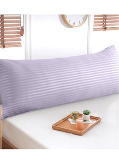 Eworld 3-piece Bedding Set Includes 2 Premium Bed Pillows & 1 Full-Body Pillow for Adults, Breathable & Ideal for Side Sleepers with Polyester Filling & Soft Cotton Cover, Available in Multiple Colors  - Image 4