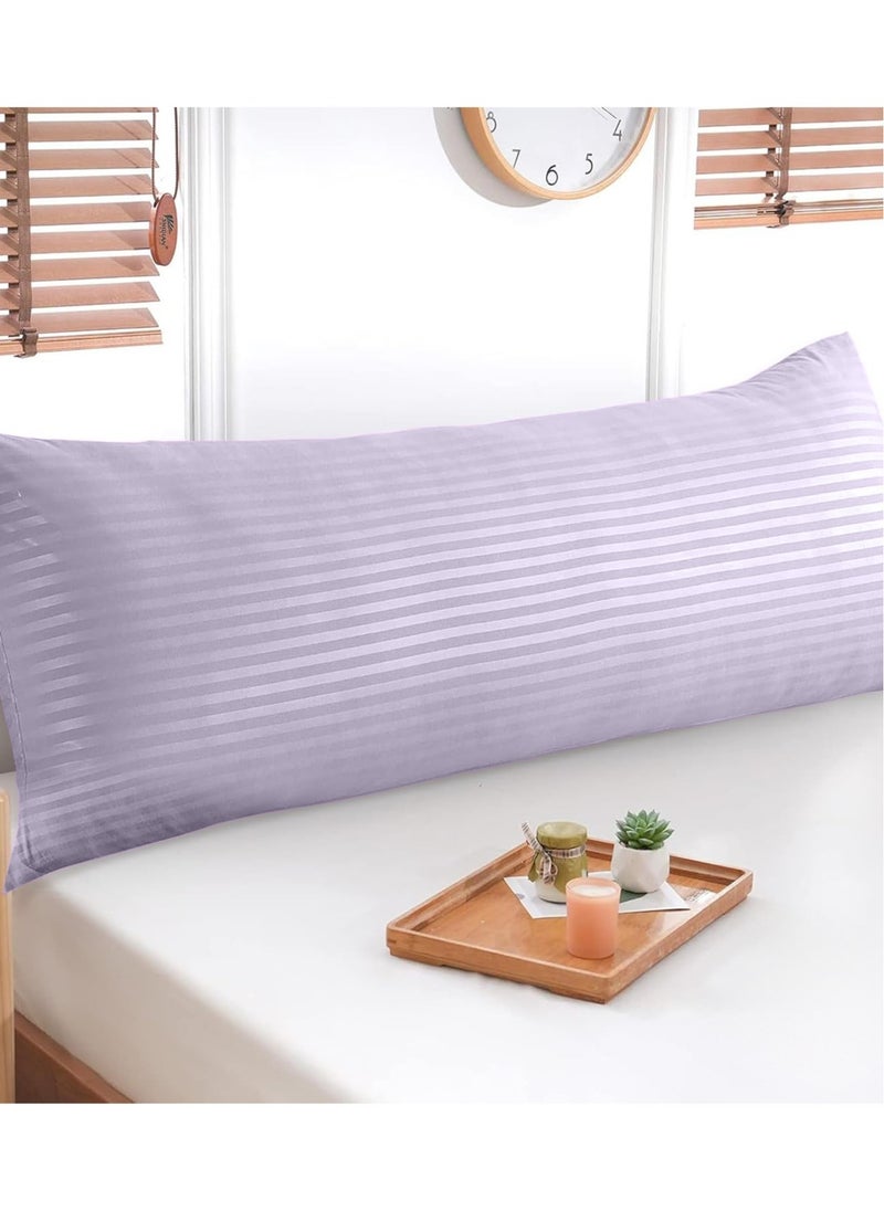 Eworld - 3-piece Bedding Set Includes 2 Premium Bed Pillows & 1 Full-Body Pillow for Adults, Breathable & Ideal for Side Sleepers with Polyester Filling & Soft Cotton Cover, Available in Multiple Colors - Image 1