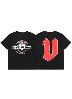 Generic VLONE FOG Reflective Mosaic Tee Unisex 6229 Black 
