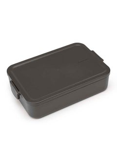 brabantia Brabantia Make & Take Lunch Box Bento Large Plastic Dark Grey 16.7x25.5x6.2 cm  - Image 2