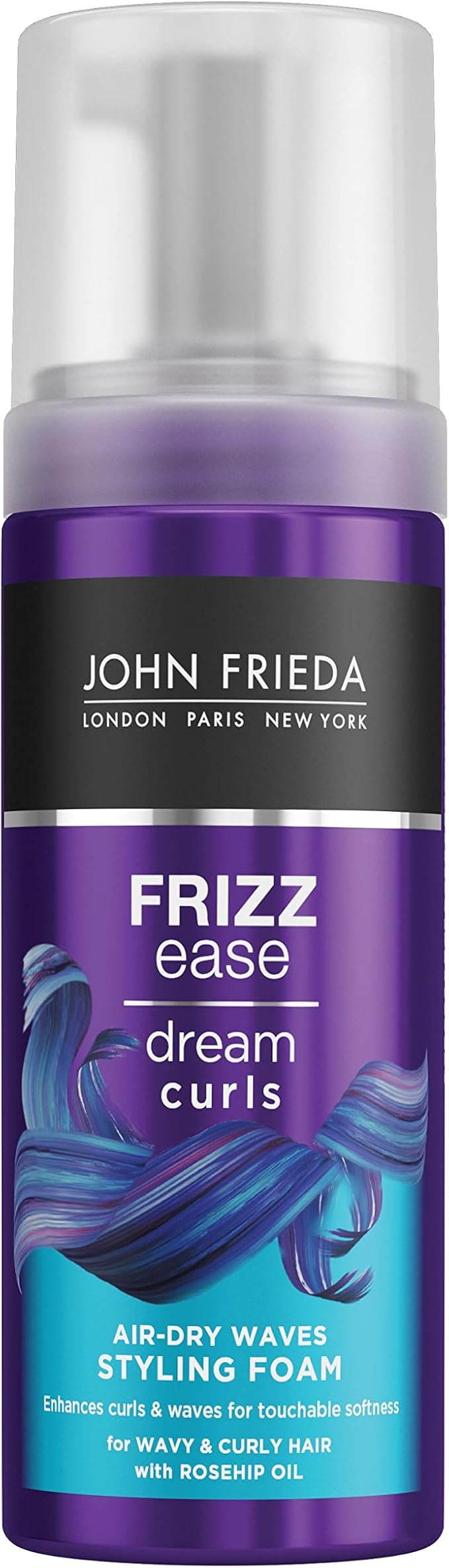 John Frieda John Frieda Frizz Ease Dream Curls Air Dry Waves Styling Foam 150ml Wave and Curl Enhancer Lightweight AntiFrizz Styling Foam  - Image 1