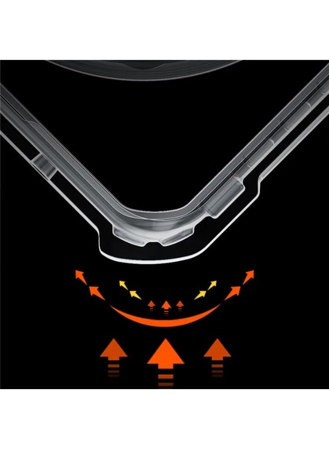 Case for Honor X9D Back Cover Transparent Crystal Clear Hard PC Back Case with TPU Bumper, Drop Protection Case Cover for Honor X9D - Image 2