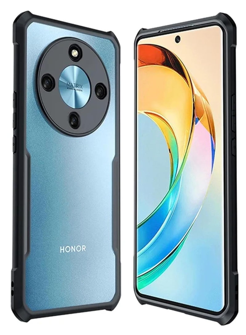 Case for Honor X9D Back Cover Transparent Crystal Clear Hard PC Back Case with TPU Bumper, Drop Protection Case Cover for Honor X9D - Image 1