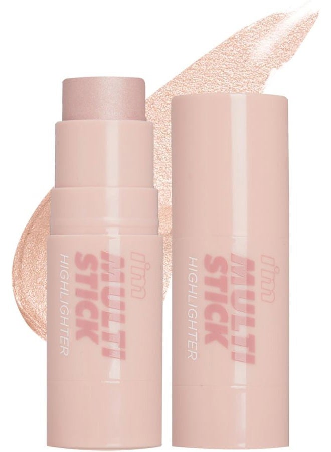 I'M MEME Highlighter - I'm Multi Stick 001 Champagne Gold | Easy Blending, Matte Finish, Suitable for Beginners, Lightweight Formula, Daily Use, Natural Blur Effect, Easy Blending 0.24 Oz  - Image 1
