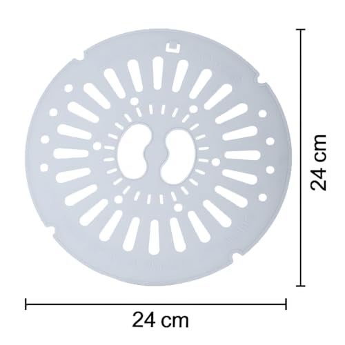 MeeTo Spin Cover, Spin Cap, Safety Dryer Lid Suitable for semi Automatic Washing Machine Match Size 7Kg, 6.5Kg, 6Kg, Multicolor (Size 24cm) Pack of 1 - Image 5