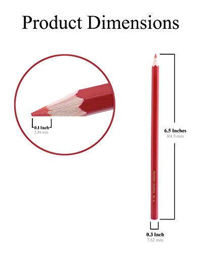 Mandala Crafts 12 Blue Water Soluble Fabric Pencils for Sewing – Washable Transfer Tailor Marking Pencils & Fabric Marker for Embroidery, Quilting, Dressmaking - Image 3