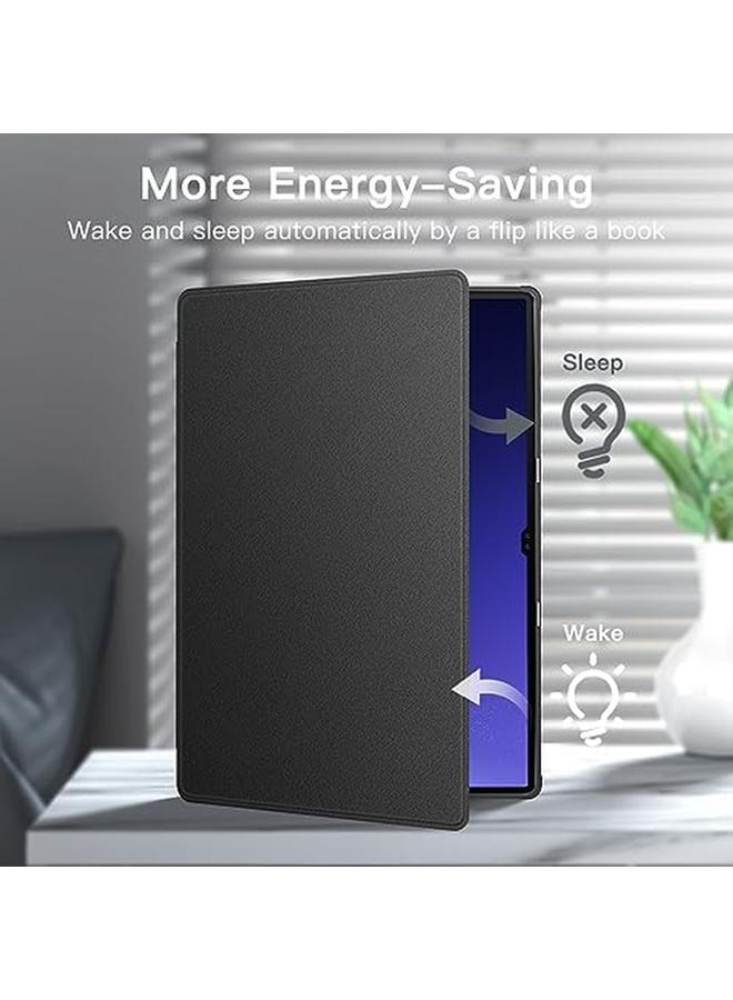 جي تيك حافظة لجهاز سامسونج جالكسي تاب S10 ألترا تاب S9 ألترا مقاس 14.6 بوصة مع حامل قلم S، غطاء واقٍ رفيع للغاية متعدد الزوايا، أسود جرافيت - Image 5