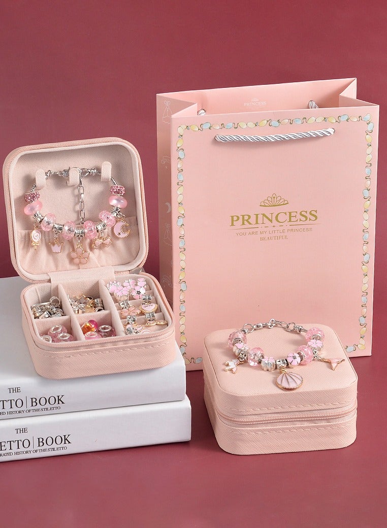 Princess Children's Educational Handmade DIY Beaded Bracelet Set Creative Jewelry Bracelet Set - Image 1