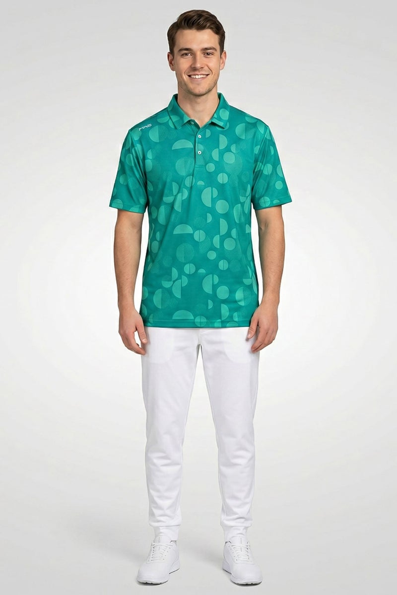Ping Men Sportswear Fit Short Sleeve Outdoor Polo Shirt, Multicolor - Image 2