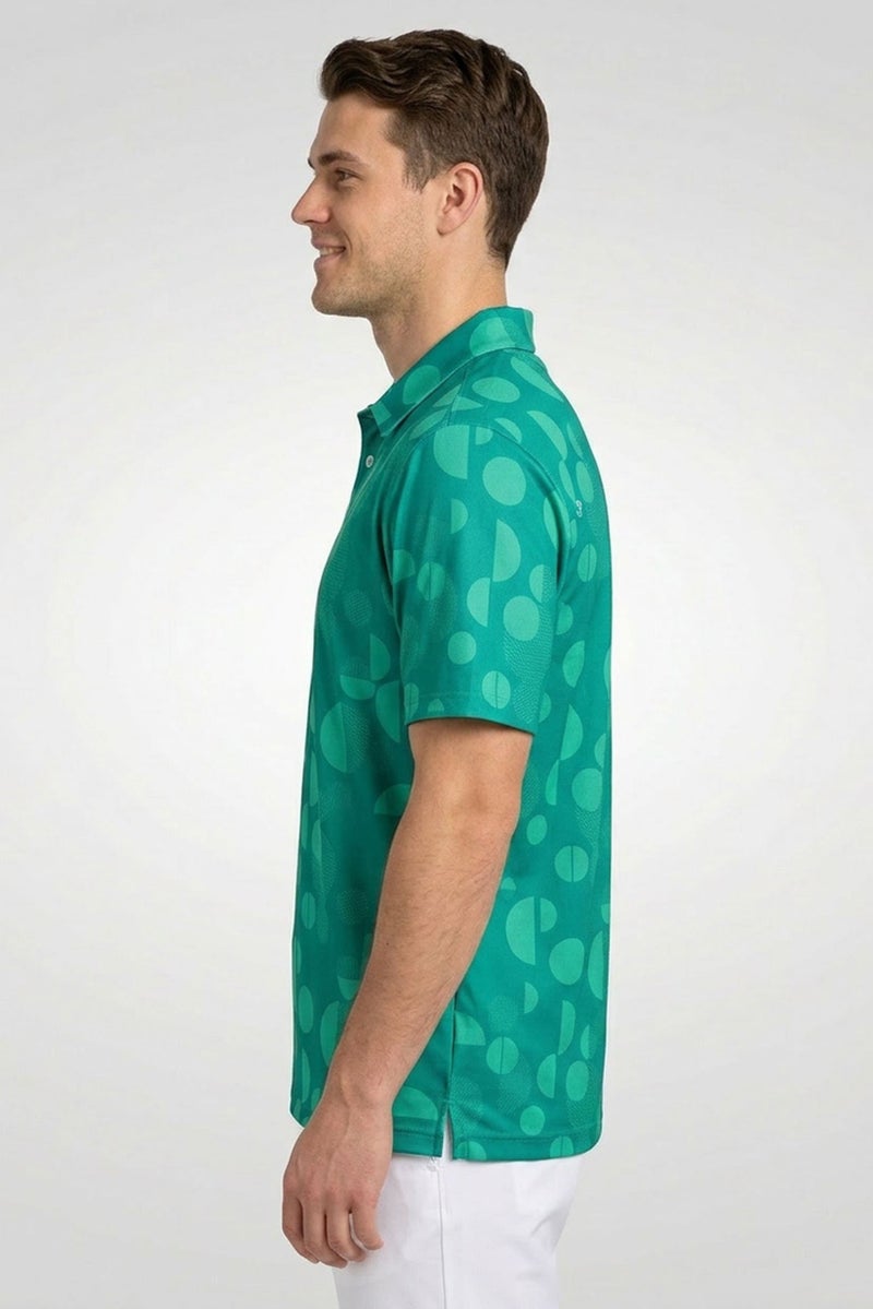 Ping Men Sportswear Fit Short Sleeve Outdoor Polo Shirt, Multicolor - Image 3