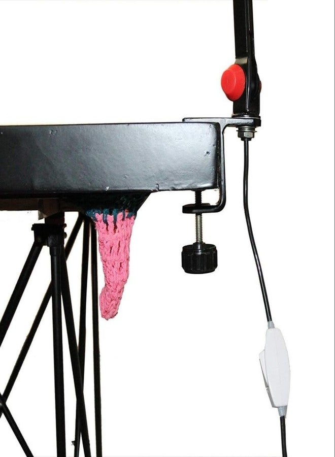TS Playy "Adjustable Carrom Lamp Shade Stand with Extension – Height Adjustable, Foldable & Sturdy Metal Frame, Portable Black Light Stand for Carrom & Study Desk - Image 5