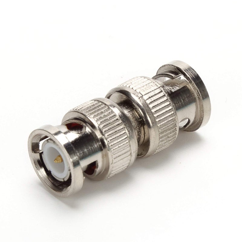 TLS.eagle BNC Plug Male to Male Coaxial Coupler Straight Adapter Connector for RG59 Cable Pack of 5 - Image 5