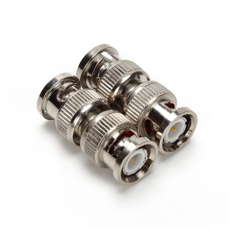 TLS.eagle BNC Plug Male to Male Coaxial Coupler Straight Adapter Connector for RG59 Cable Pack of 5 - Image 4