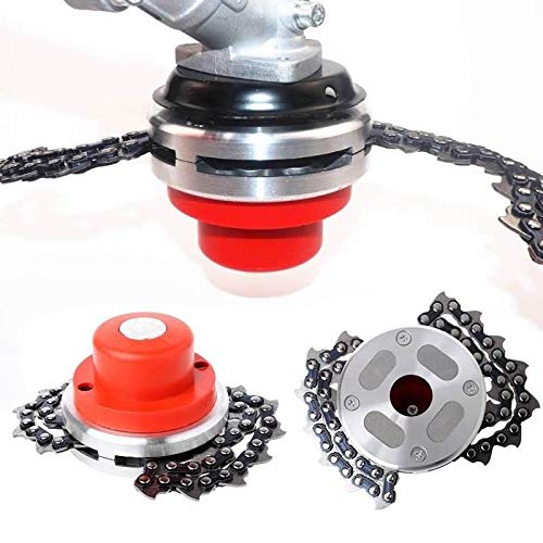SAMSON Heavy Duty Chain Trimmer Head Grass Cutter Brush Cutter Head Attachment - Image 2