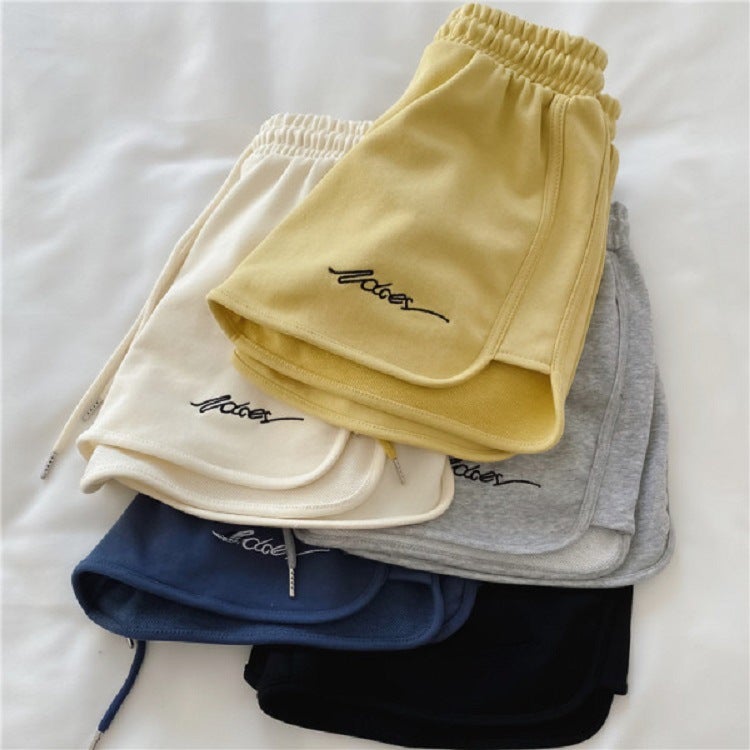 2024 Summer Womens Casual High Waist Yoga Shorts Grey  - Image 4