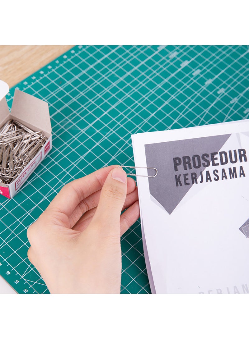 Deli Paper Clips 100PCS 33mm , for Notebook , Journals , Paper , Pictures , Silver - Image 4