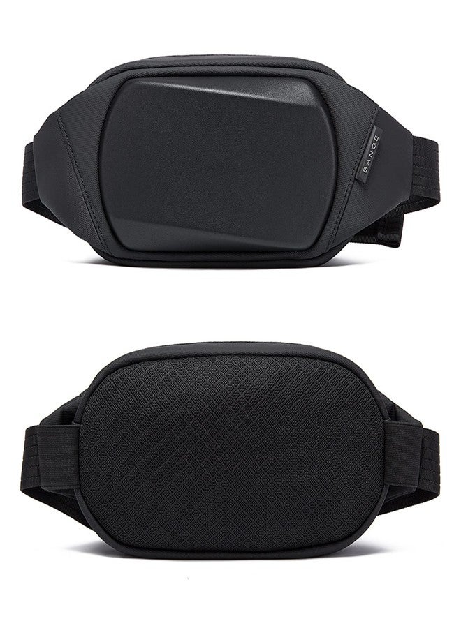 BANGE Water Resistant TPU Unisex Travel Crossbody Sling Bag Chest Pack (Black) - Image 2