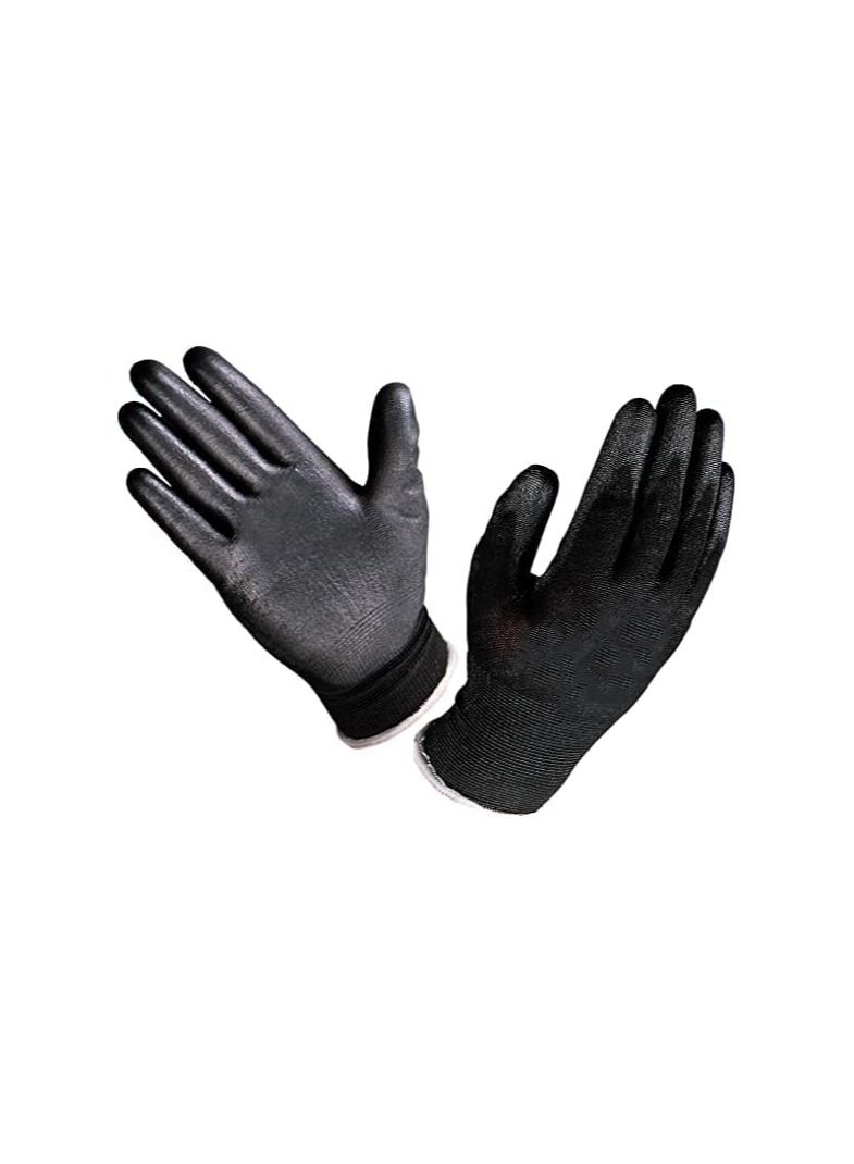 راكو قفاز RACO Black Grip - مرن ممتاز ، هيكل دقيق مضاد للكهرباء الساكنة ومناسب لتجميع الأدوات الإلكترونية الدقيقة  - Image 1