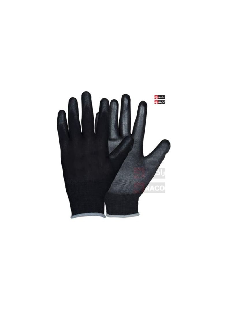 راكو قفاز RACO Black Grip - مرن ممتاز ، هيكل دقيق مضاد للكهرباء الساكنة ومناسب لتجميع الأدوات الإلكترونية الدقيقة  - Image 2