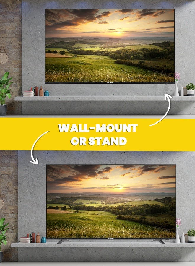 SONASHI 43 Inch HD Smart LED TV – Frameless Design with Remote Control | Wide Viewing Angle 178°/178° that Delivers Bright & Clear Images | 2 USB and 3 HDMI Ports with WIFI and Multi-Language Support SLED-4300HD - Image 5