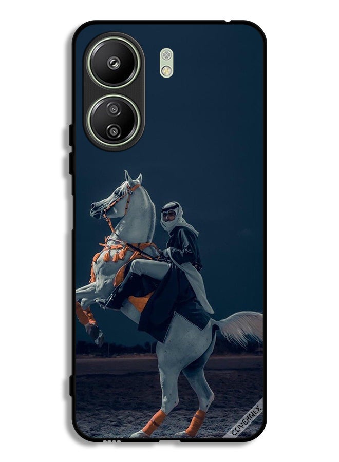 Covernex Xiaomi Redmi 13C Protective Case Cover Young Man On Horse - Image 1