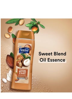 Suave Suave Body Wash Variety 2-Pack, Milk & Honey + Cocoa Butter & Shea – Gentle Body Washes with Sweet Blend Oil Essence, 18 Oz Ea  - Image 3