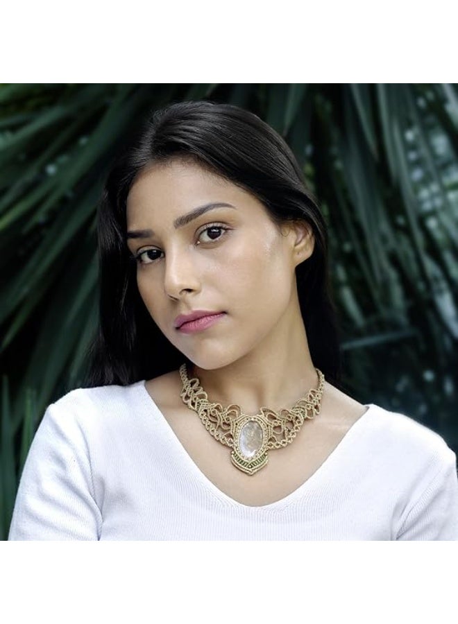 انتيكيانو قلادة مكرمية مصنوعة للنساء - Image 2