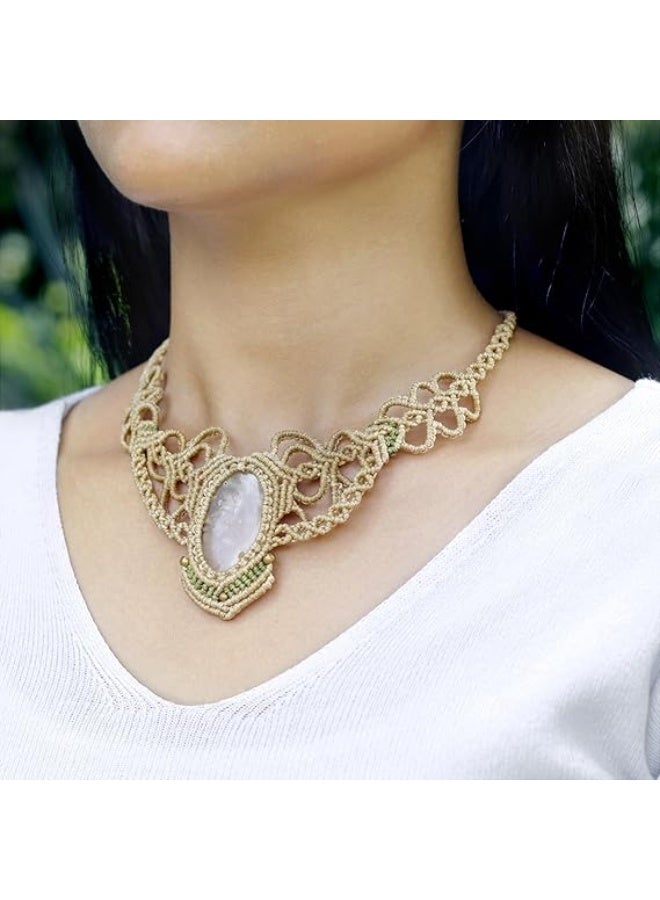 انتيكيانو قلادة مكرمية مصنوعة للنساء - Image 5