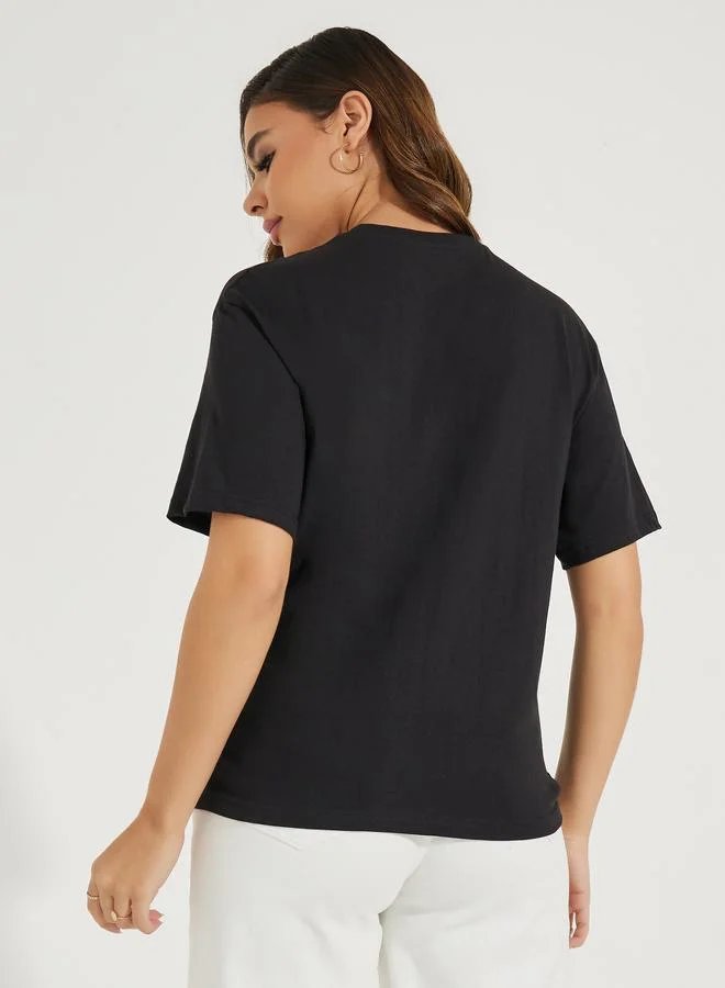 Styli Boxy Fit Formula One Graphic T-Shirt