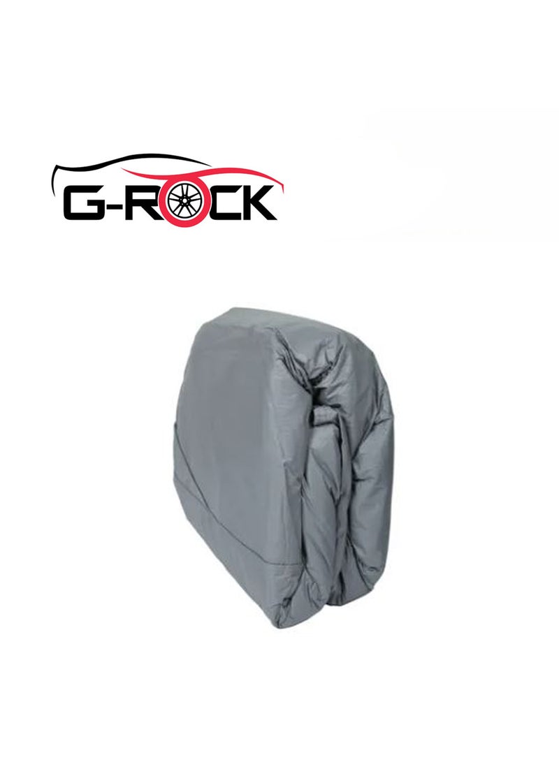 G-ROCK غطاء سيارة G-Rock الفاخر لحماية بولستار 2، مقاوم لجميع الأحوال الجوية، مضاد للماء، مضاد للغبار، مقاوم للخدوش، وحماية من الشمس لغطاء كامل للسيارة - Image 3