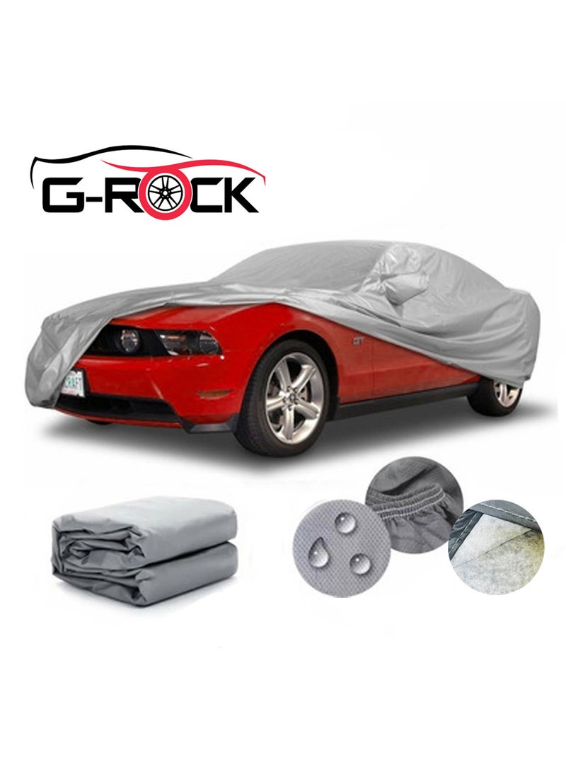 G-ROCK غطاء سيارة G-Rock الفاخر لحماية بولستار 2، مقاوم لجميع الأحوال الجوية، مضاد للماء، مضاد للغبار، مقاوم للخدوش، وحماية من الشمس لغطاء كامل للسيارة - Image 2