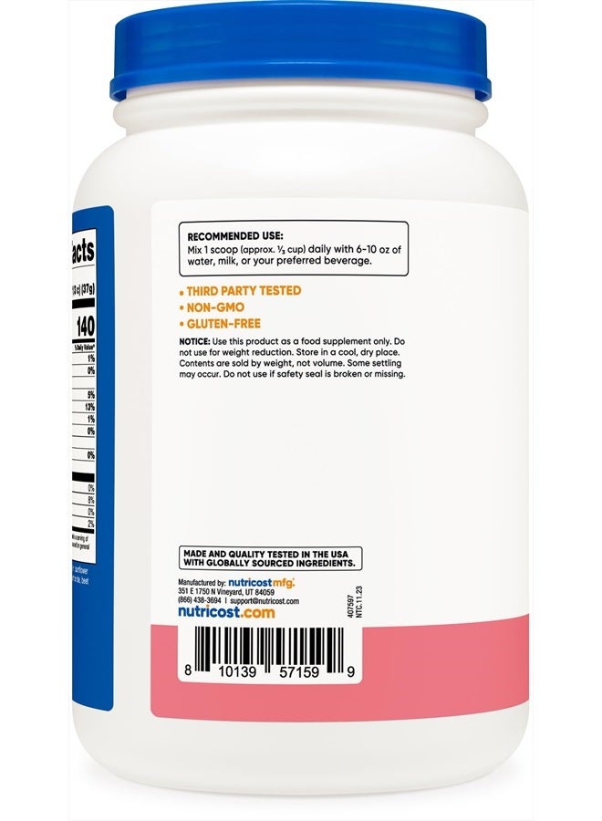 Nutricost Whey Protein Isolate (Strawberry Milkshake) 2LBS - Image 4