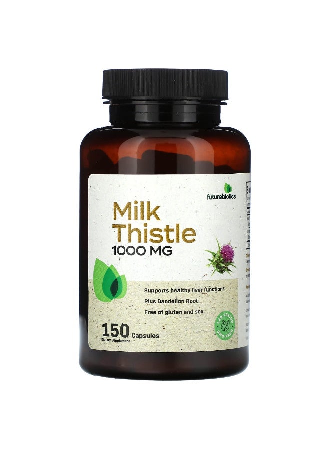 Futurebiotics Futurebiotics, Milk Thistle, 1,000 mg, 150 Capsules 
