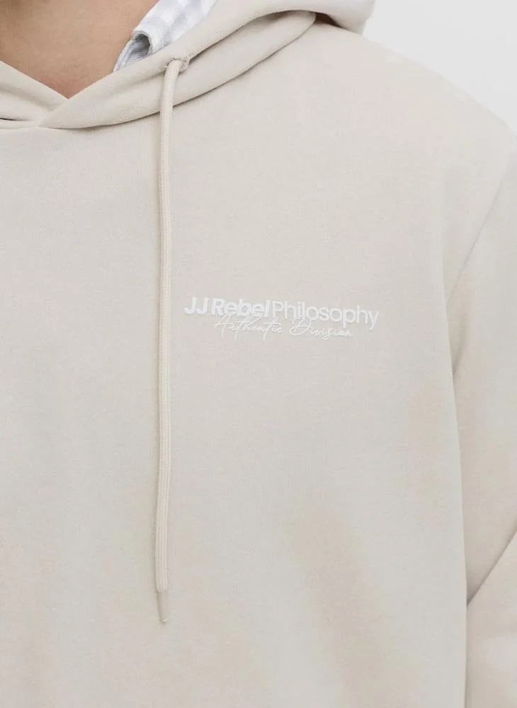 JJ Rebel  Graphic Regular Fit Pullover Hoodie for Men | Best Price UAE